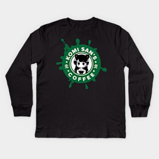 Komi_San Coffee Kids Long Sleeve T-Shirt